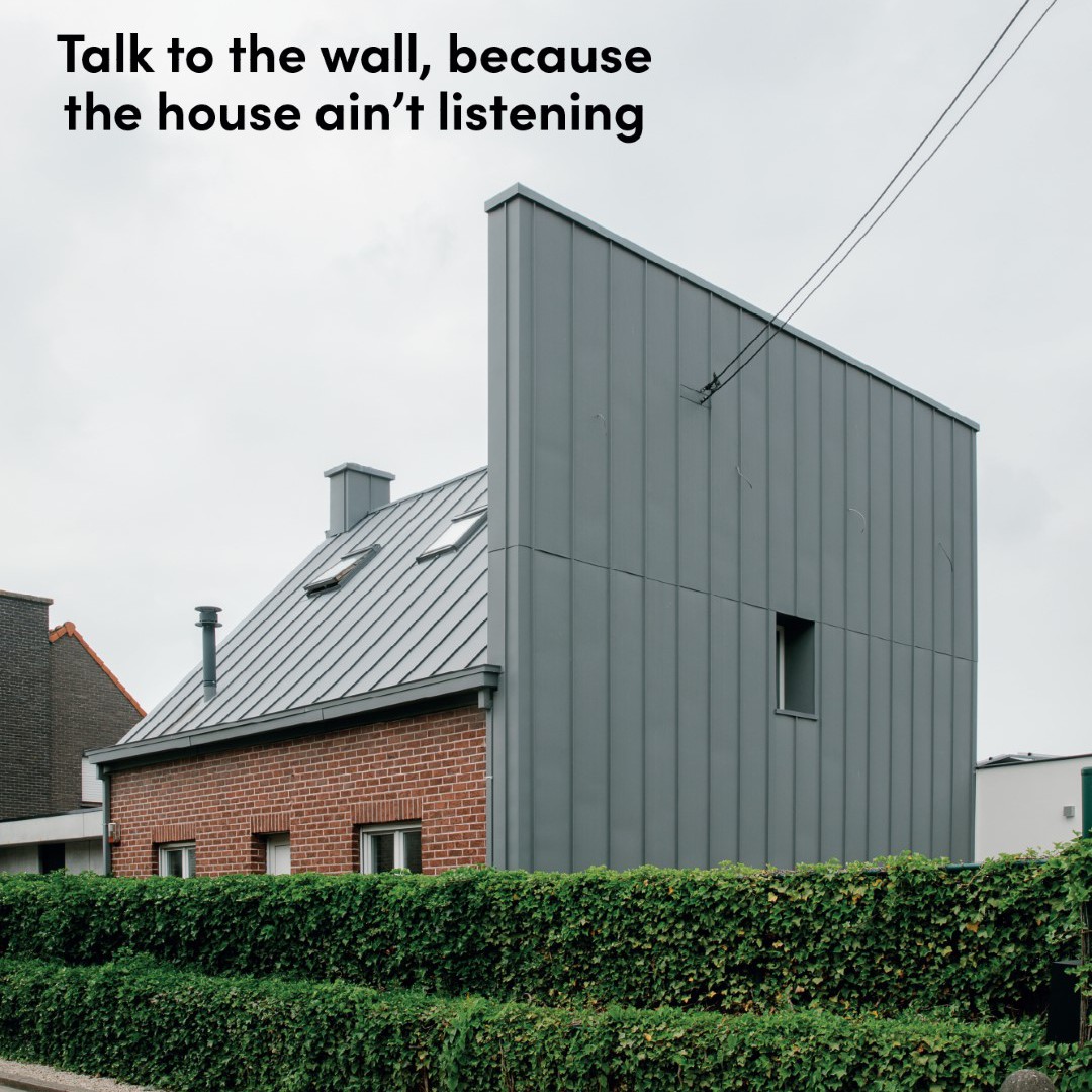 Ugly Belgian Houses - Talk to the wall