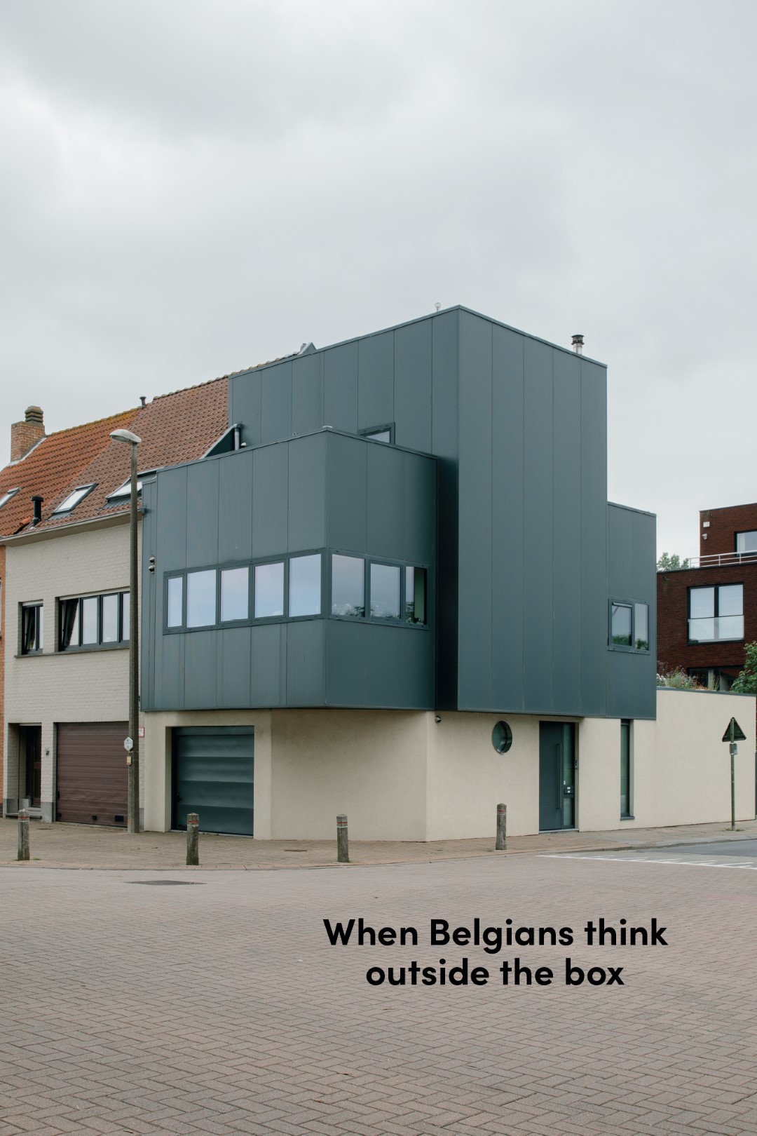 Ugly Belgian Houses - When Belgians think